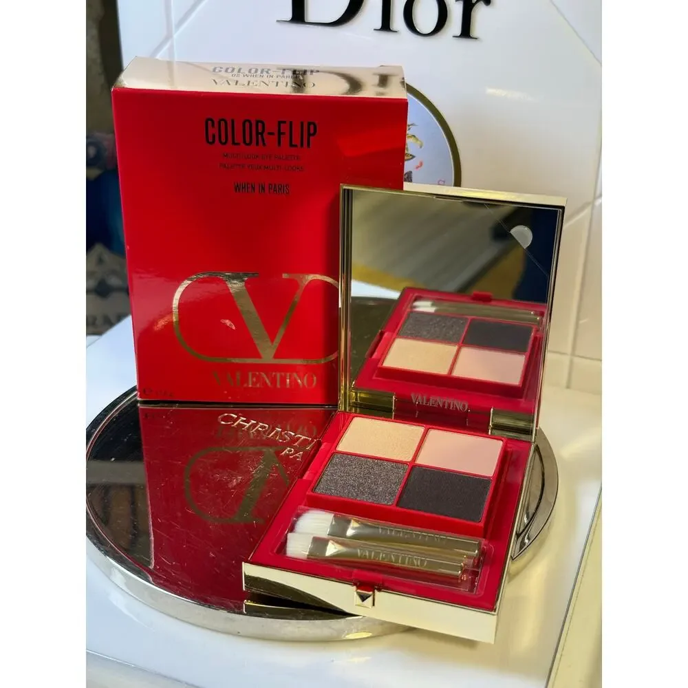Valentino COLOR-FLIP EYESHADOW PALETTE - 8 Shades - NEW in BOX - Picture 10 of 11